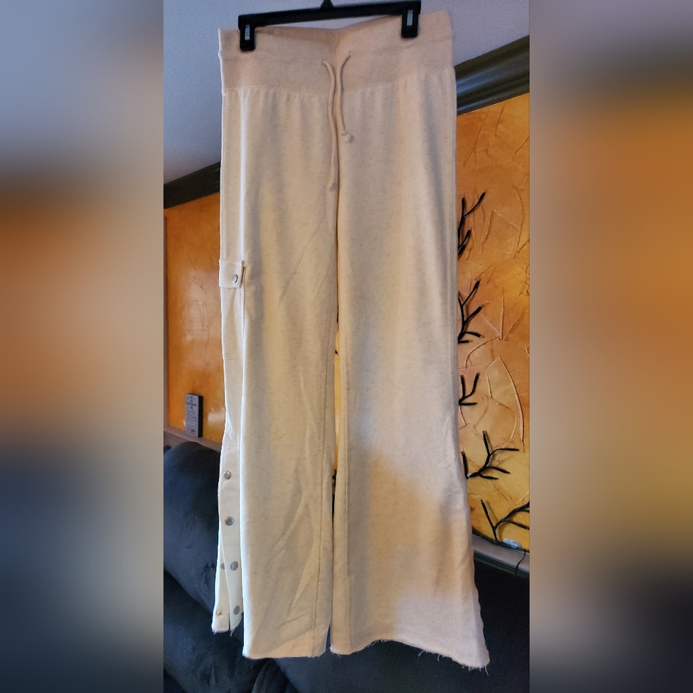 NWT Anthropologie Heather Cream Pants size medium